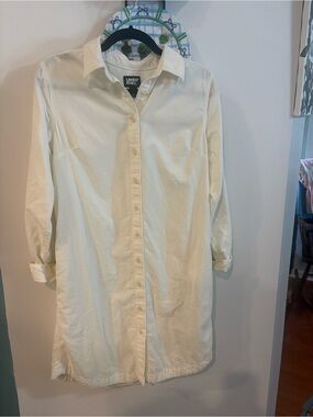 Ladies Land End lightweight corduroy shirt dress